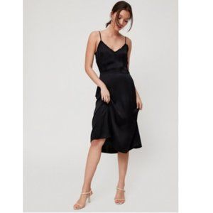 Aritzia Black Midi Dress